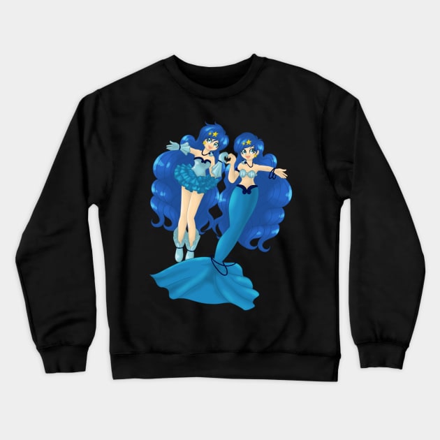 Mermaid Melody Hanon Crewneck Sweatshirt by Boyanton Designs